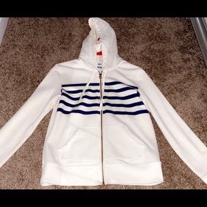 EXTRA SMALL Old Navy Jacket Off White & Blue